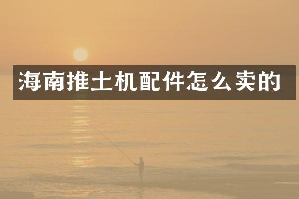 海南推土機配件怎么賣的