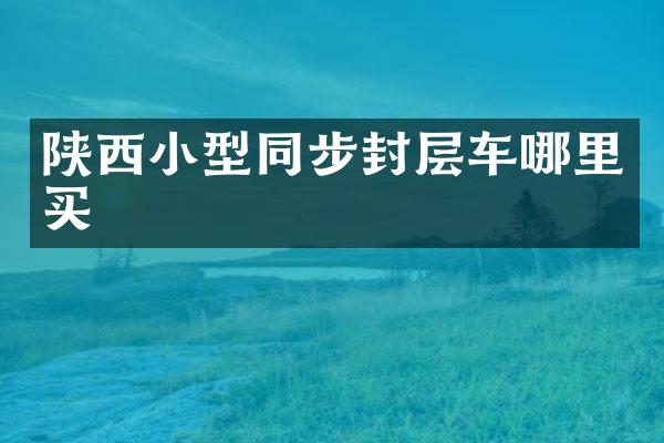 陜西小型同步封層車哪里買