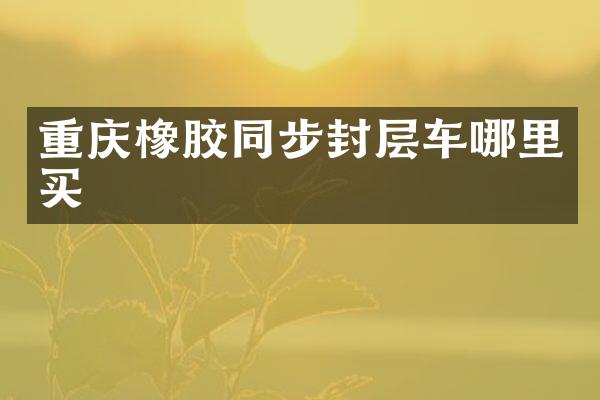 重慶橡膠同步封層車哪里買