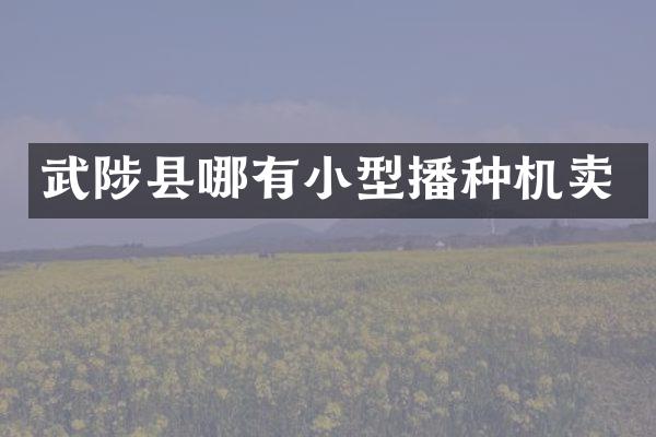 武陟縣哪有小型播種機賣