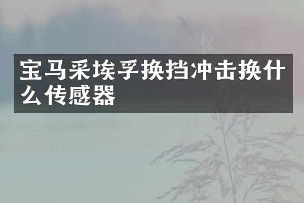 寶馬采埃孚換擋沖擊換什么傳感器