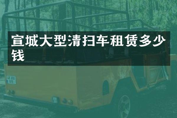 宣城大型清掃車租賃多少錢