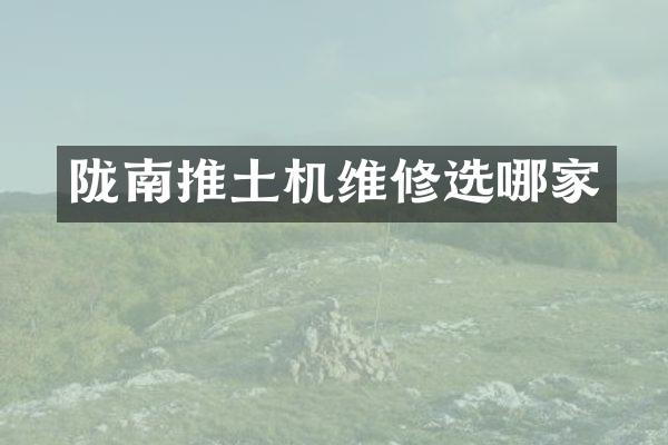 隴南推土機(jī)維修選哪家