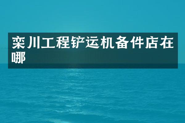 欒川工程鏟運機備件店在哪