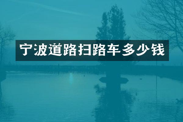 宁波道路扫路车多少钱