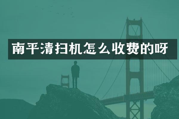 南平清掃機(jī)怎么收費(fèi)的呀