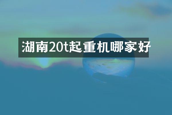 湖南20t起重機(jī)哪家好