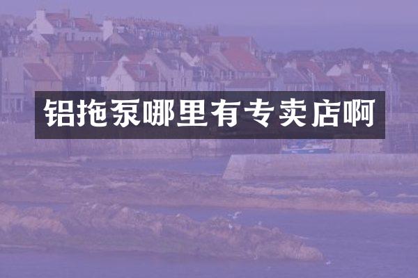 鋁拖泵哪里有專賣店啊