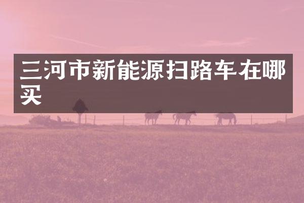 三河市新能源掃路車在哪買