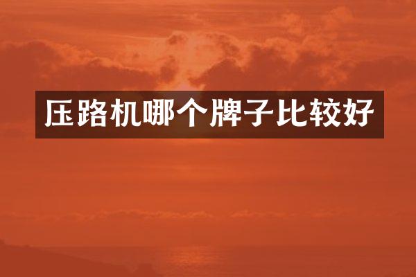 壓路機(jī)哪個(gè)牌子比較好