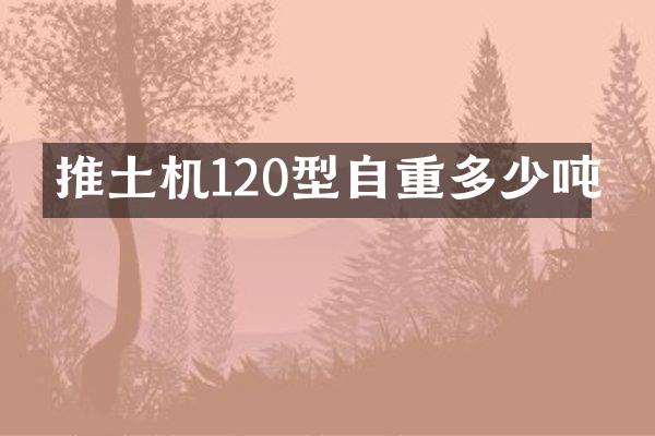 推土機120型自重多少噸