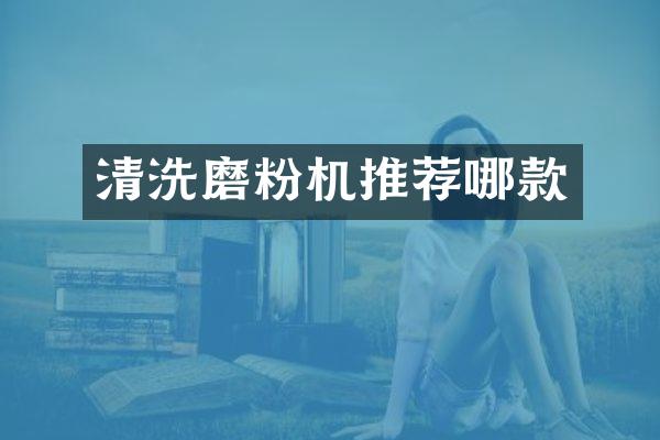 清洗磨粉機(jī)推薦哪款