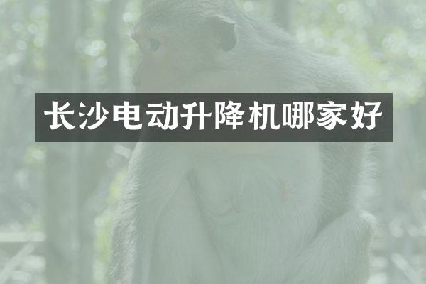 長(zhǎng)沙電動(dòng)升降機(jī)哪家好
