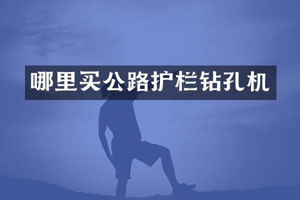 哪里買公路護欄鉆孔機