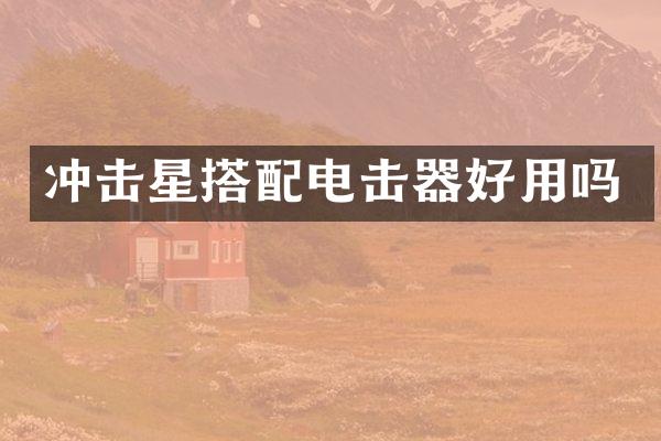 沖擊星搭配電擊器好用嗎