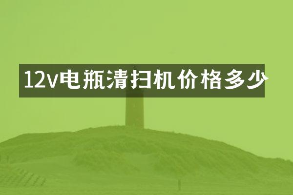 12v电瓶清扫机价格多少