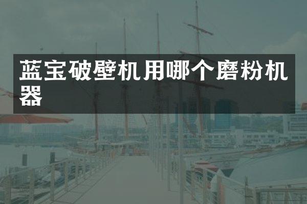 蓝宝破壁机用哪个磨粉机器