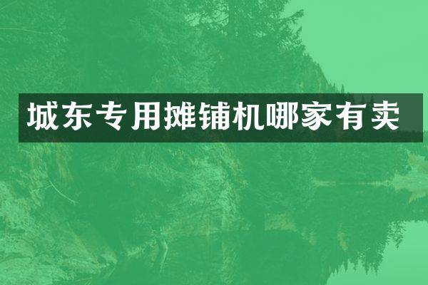 城东专用摊铺机哪家有卖