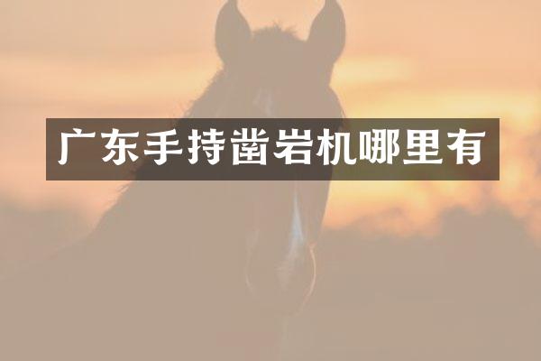 广东手持凿岩机哪里有