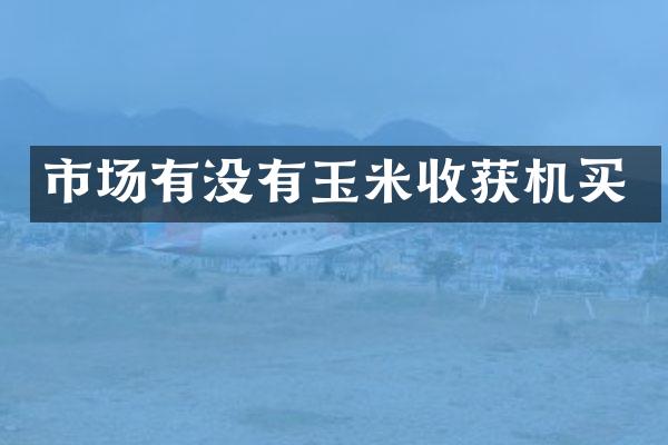 市场有没有玉米收获机买