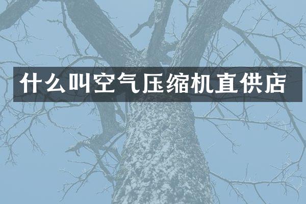 什么叫空氣壓縮機(jī)直供店