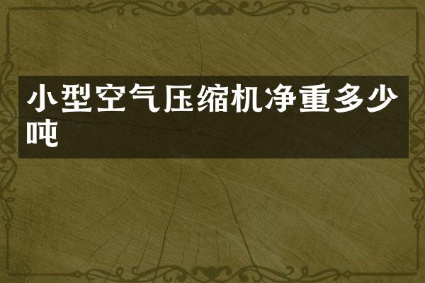 小型空氣壓縮機凈重多少噸