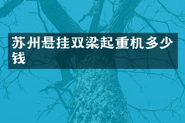 苏州悬挂双梁起重机多少钱