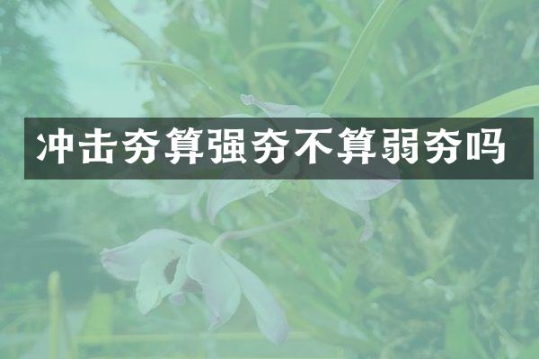 冲击夯算强夯不算弱夯吗