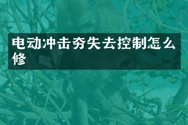 电动冲击夯失去控制怎么修