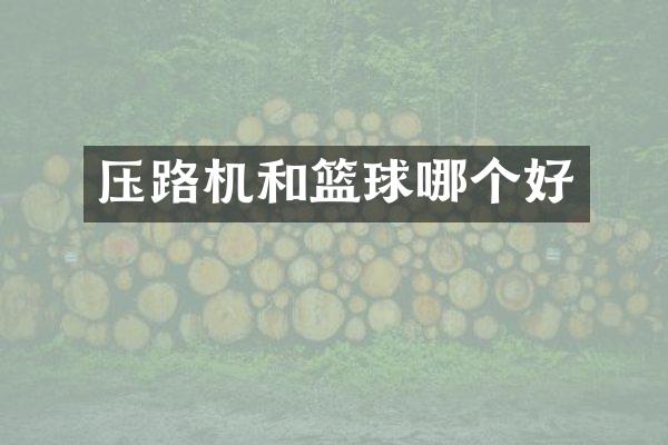 压路机和篮球哪个好