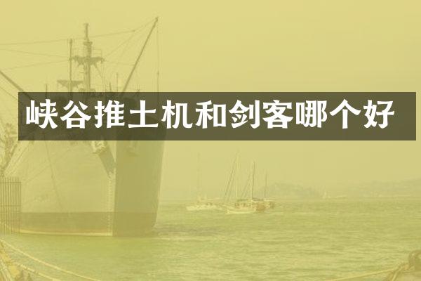 峡谷推土机和剑客哪个好