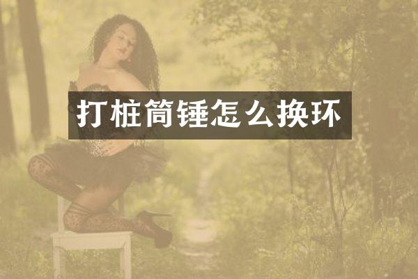 打桩筒锤怎么换环