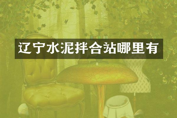 辽宁水泥拌合站哪里有