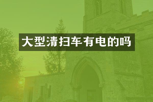 大型清扫车有电的吗