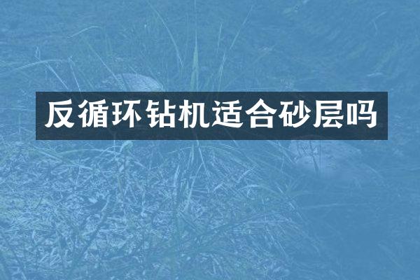 反循环钻机适合砂层吗