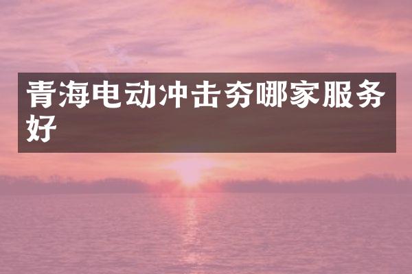 青海电动冲击夯哪家服务好