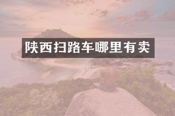 陕西扫路车哪里有卖